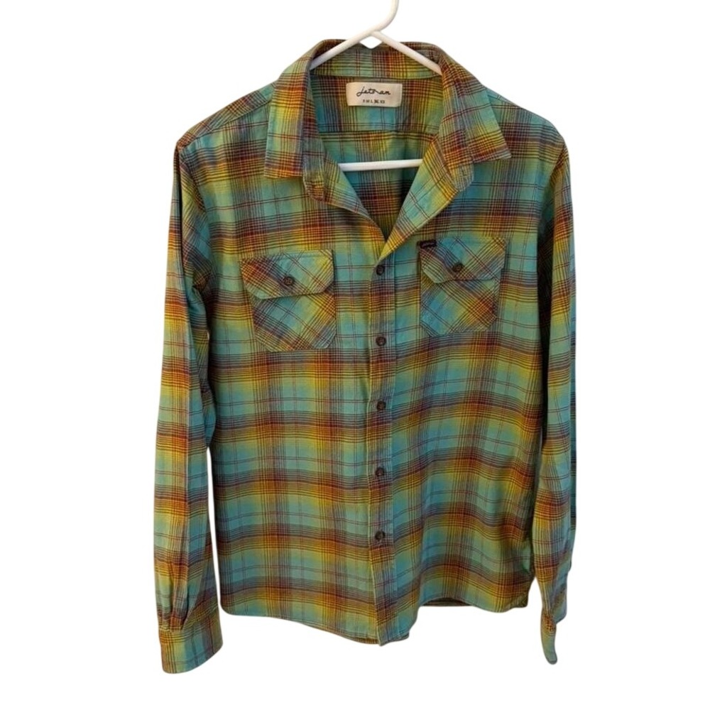 Jetsam men's Soft and comfortable‎ multi-coloured rough rider flannel shirt